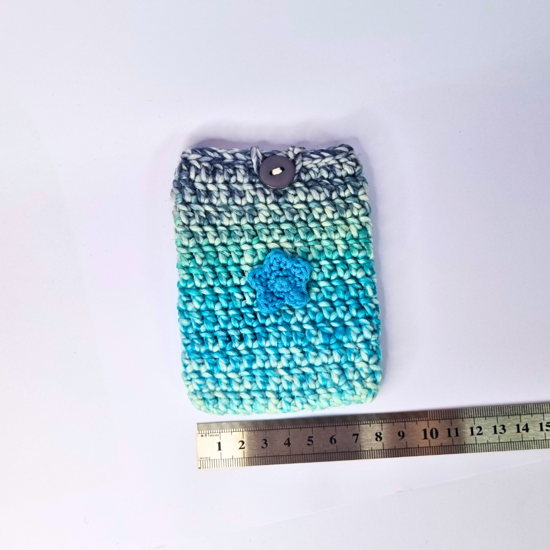 Pochette en dégradé de bleu étoile
