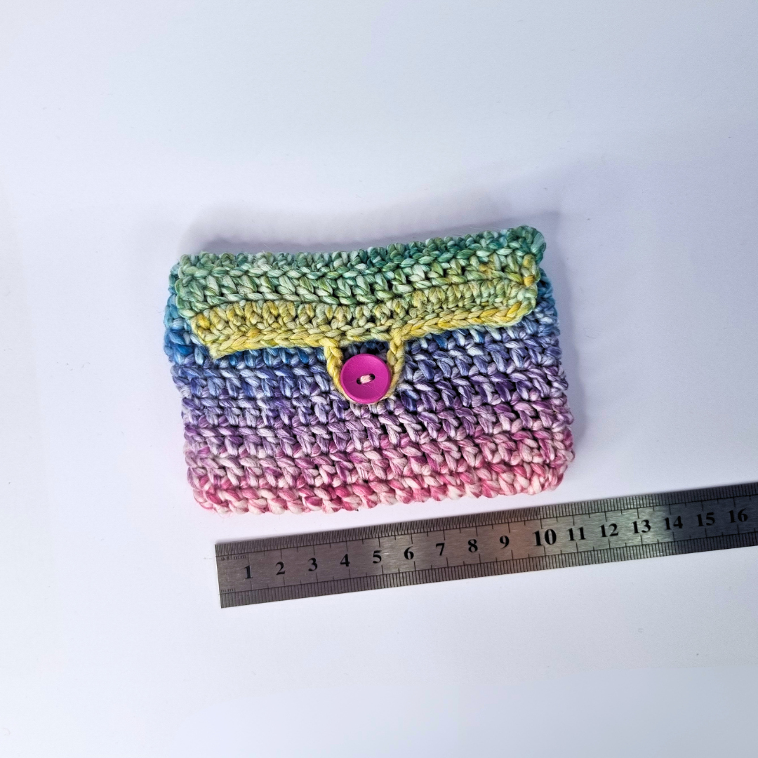 Pochette porte-monnaie multicolore