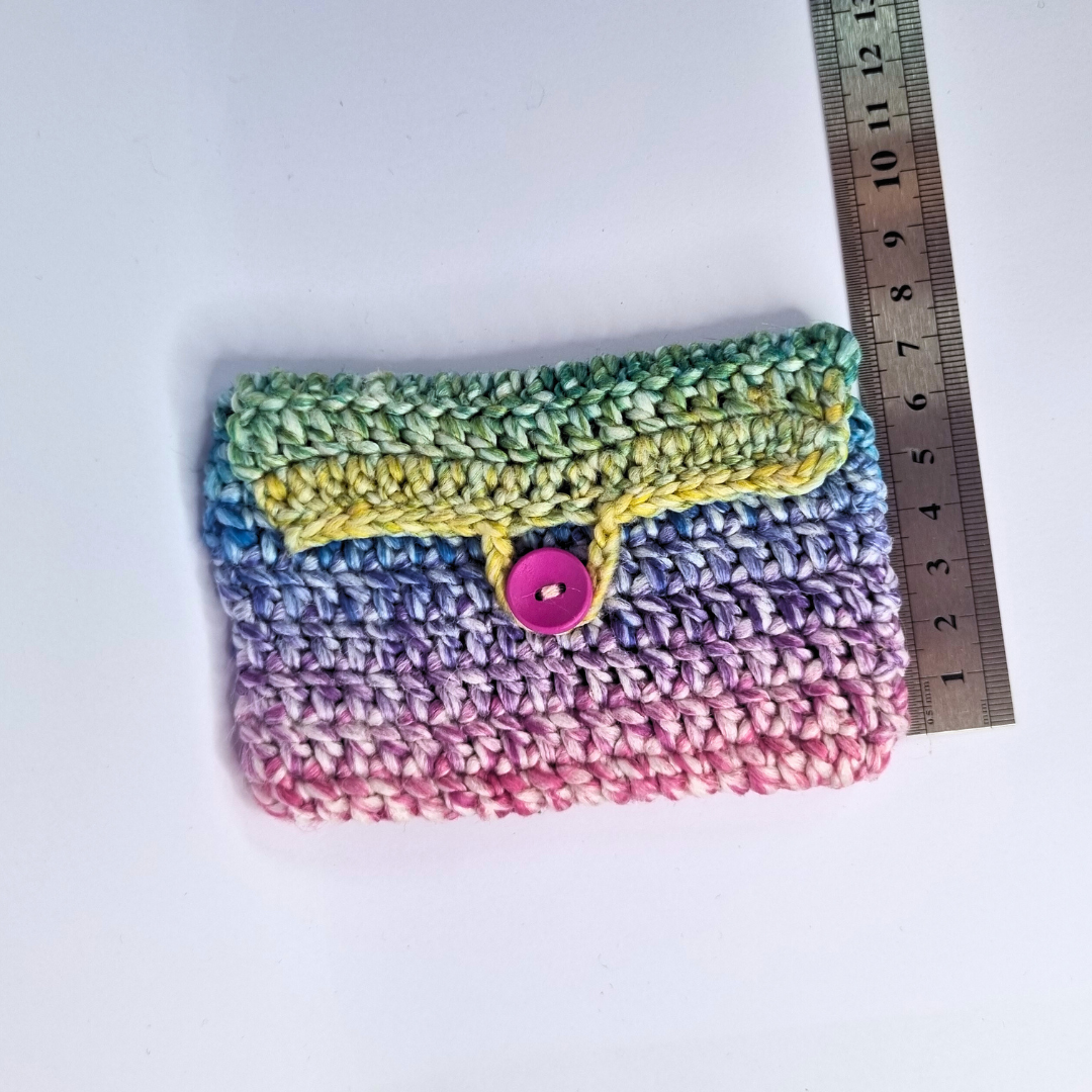 Pochette porte-monnaie multicolore