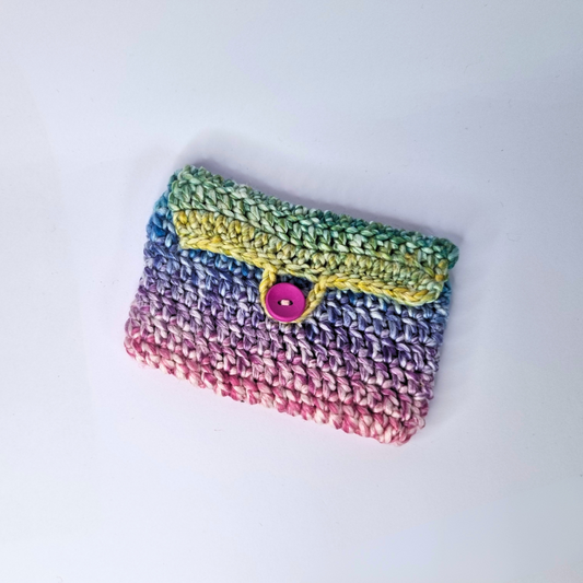 Pochette porte-monnaie multicolore
