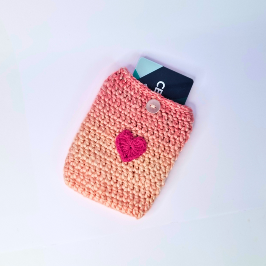 💕 Pochette en dégradé de rose