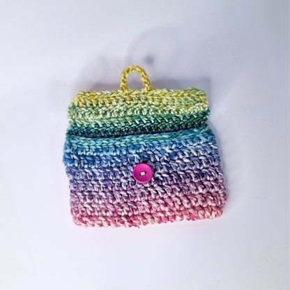 Pochette porte-monnaie multicolore